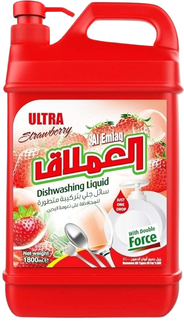 Al Emlaq Strawberry Dishwashing, 1800ml