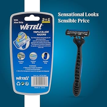 WETELL SHAVER 3 RAZOR 12Pcs