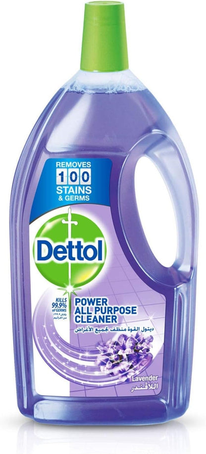 Dettol Antibacterial Lavender Power Floor Cleaner, 900ml