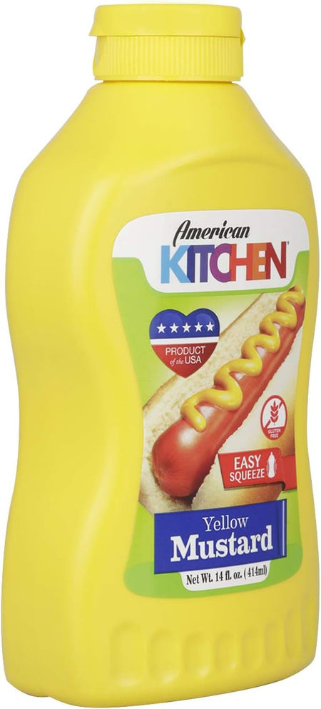 American Kitchen Yellow Mustard, 414 Ml