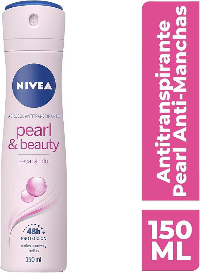 NIVEA Pearl & Beauty 48H Antiperspirant Deodorant Spray for Women, 150ml