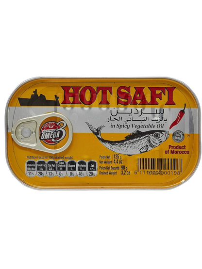 Safi Sardines In Vegetable Oil 120g