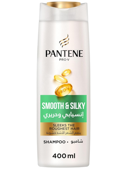 Pantene Pro-V Smooth & Silky Shampoo, 400ml