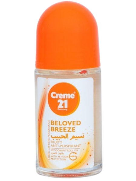 Creme 21 Beloved Breeze Fruit Antiperspirant Roll-On, 50ml