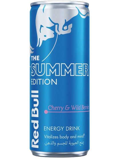 Red Bull The Summer Edition Cherry & Wild Berries Energy Drink, 250ml