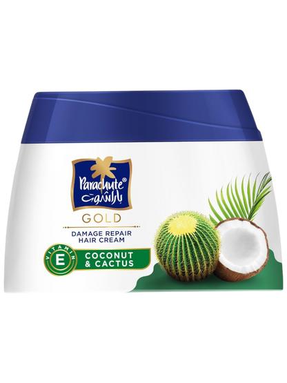 Parachute Gold Damage Repair Coconut & Cactus Hair Cream, 2x140ml