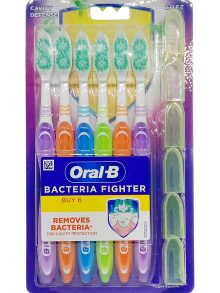 Oral-B Cavity Defense Toothbrush, 6 Pieces