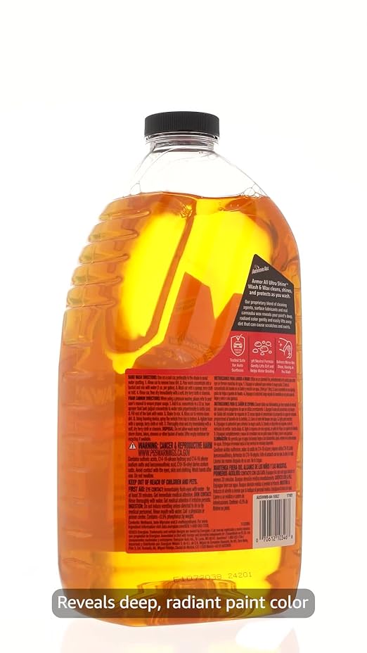 ArmorAll Ultra Shine Wash & Wax - 2QT (64 FL OZ) 1.89L
