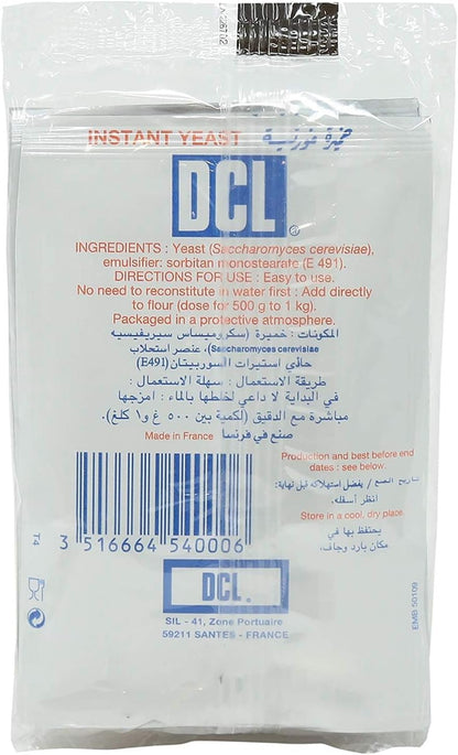 DCL Instant Yeast Sachets, 4x11g