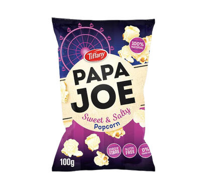 Tiffany Papa Joe Sweet & Salty Popcorn, 100g