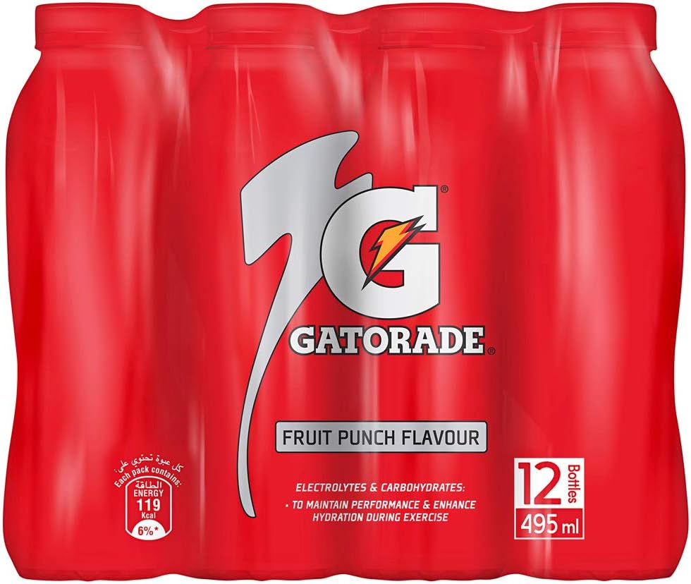 Gatorade Sports Drink Fruit Punch, 495ml