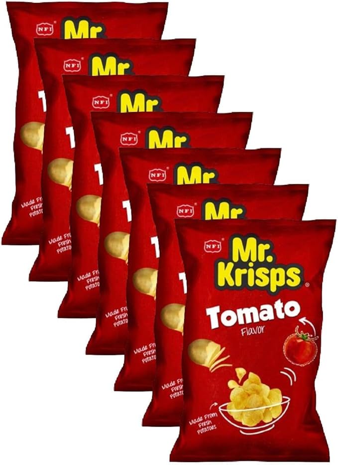 Mr. Krisps Tomato Potato Chips, 25x15g