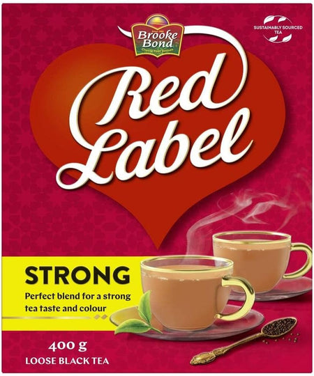 Brooke Bond Red Label Strong Black Loose Tea, 400g