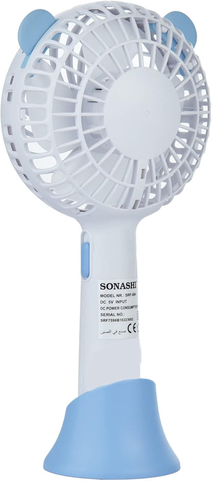 Sonashi 2 Speed Rechargeable Mini Fan 1 per pack