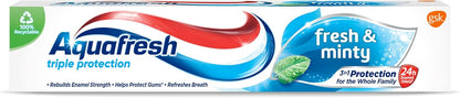 Aquafresh Menta Suave Toothpaste, 75ml