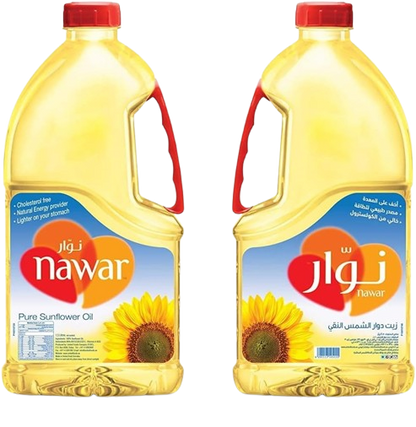 Nawar Sunflower Oil 2 Pcs x 1.5 ltr Twin Pack Special Offer