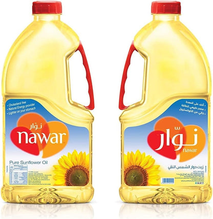 Nawar Sunflower Oil 2 Pcs x 1.5 ltr Twin Pack Special Offer