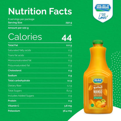 Marmum Mango Nectar Juice + Apple Juice, 2x1.5L