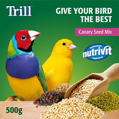 Trill Canary Seed Mix Bird Food, 500g