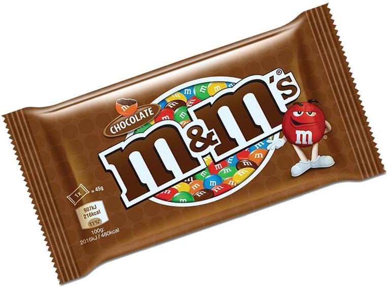 M&M's Milk Chocolate Candies, 45g