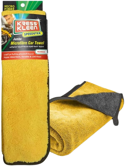 Kress Kleen Sprinter Microfiber Car Cloth, 3 Pieces