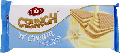 Tiffany Crunch N Cream Vanilla Cream Wafers, 135g