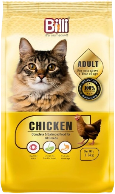 Billi Adult Chicken Cat Food, 1.5kg
