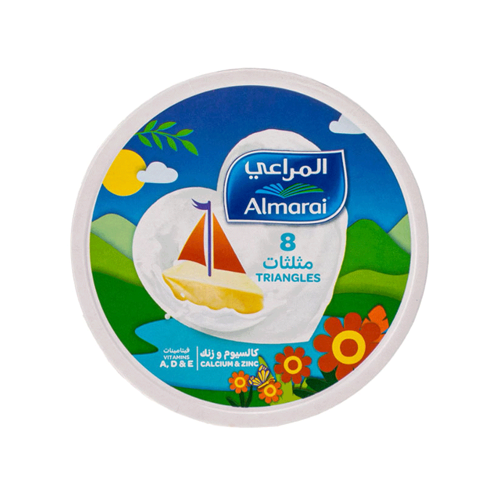 Almarai Triangle Cheese, 8 Portions, 120g
