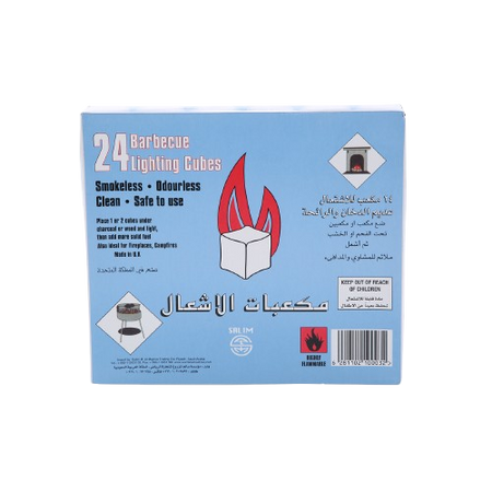 Pmt Barbeque Lighting Cubes, 24 Pieces