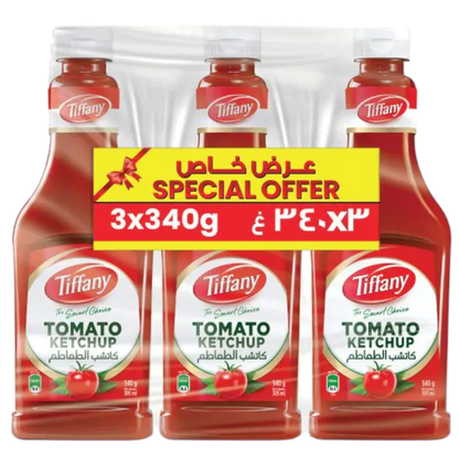 TIFFANY TOMATO KETCHUP 3x340gm