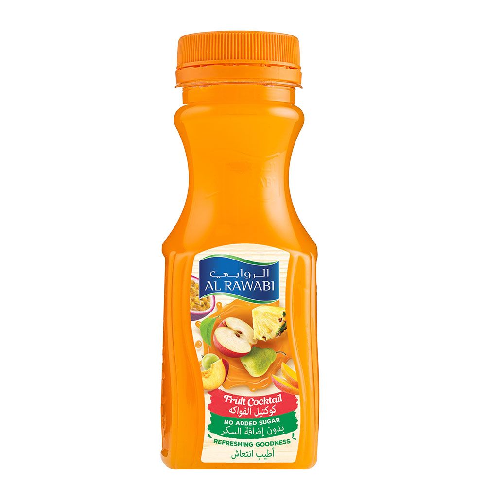 Al Rawabi Fruit Cocktail Juice - No Added Sugar, 200ml