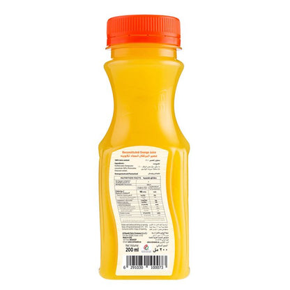 Al Rawabi No Added Sugar Orange Juice, 200ml