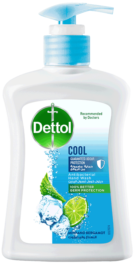 Dettol Cool Mint & Bergamot Antibacterial Hand Wash, 200ml