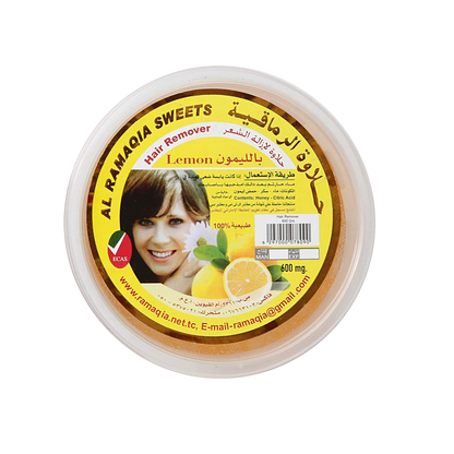 Al Ramaqia Lemon/White Hair Remover Wax Tray, 500g