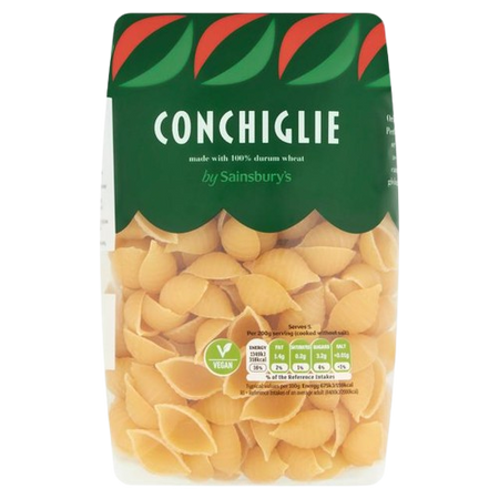 Mak Veg Shells Conchiglie Pasta, 500g