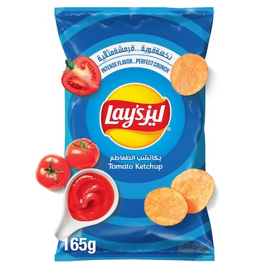 Lay’s Tomato Ketchup Potato Chips, 165g