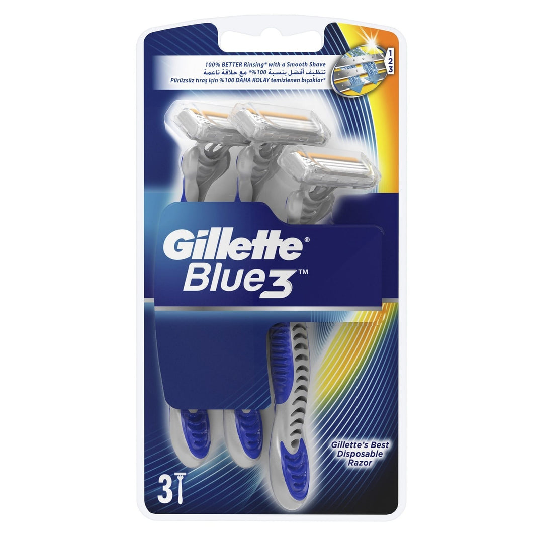 Gillette Blue 3 Razors, 3 Pieces