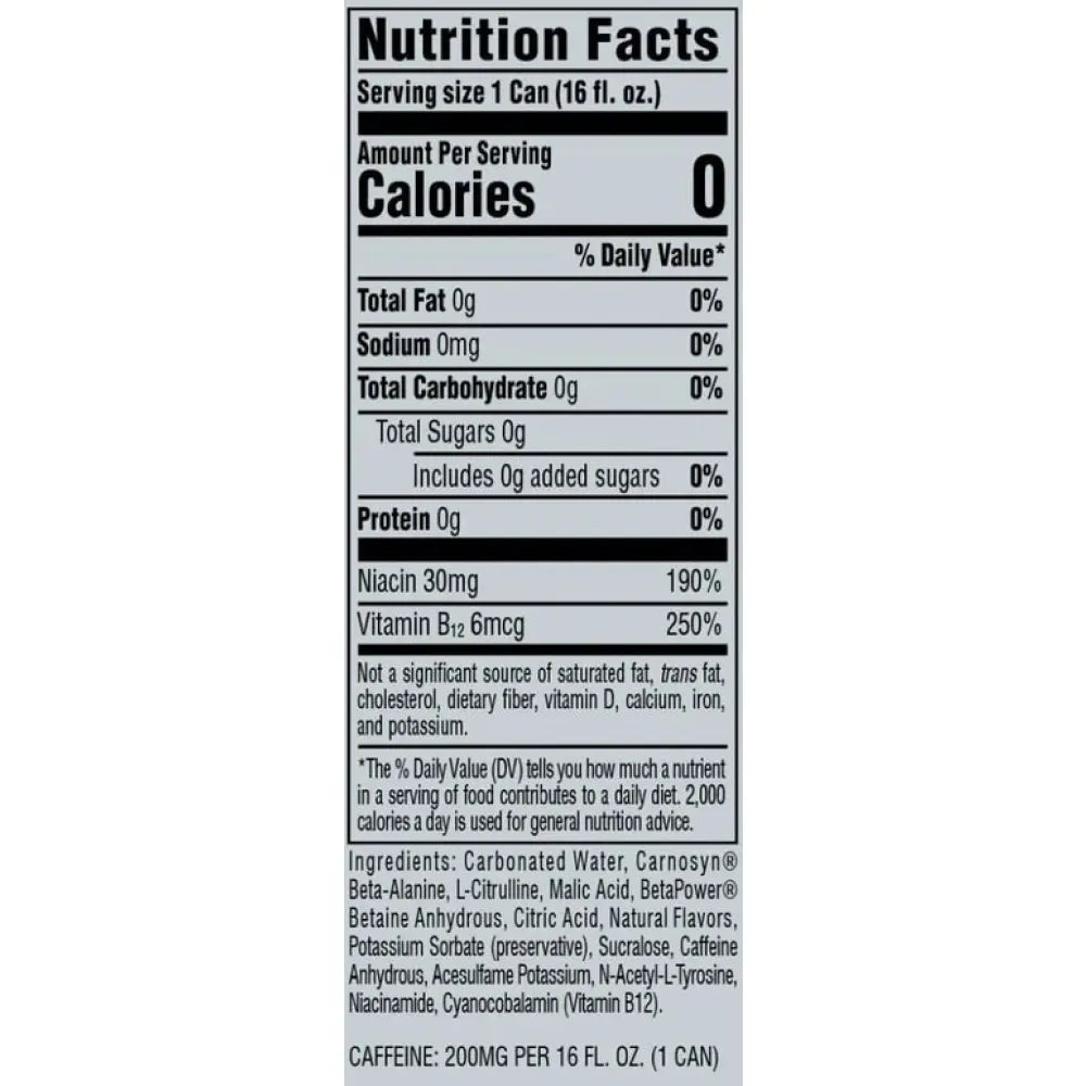 C4 Original Carbonated Drink Dietary Supplement Frozen Bombsicle Flavor, 473ml