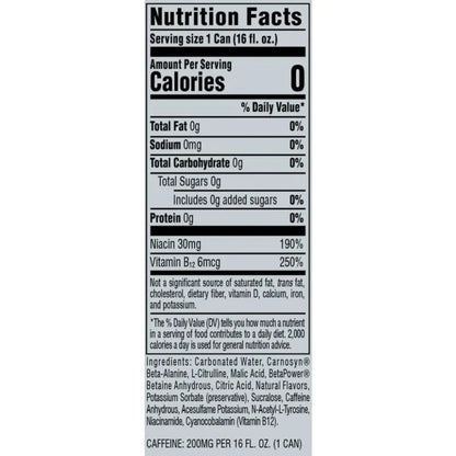C4 Original Carbonated Drink Dietary Supplement Frozen Bombsicle Flavor, 473ml