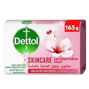 Dettol Skincare Sakura Blossom Antibacterial Soap Bar, 165g