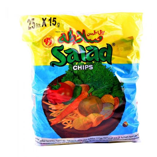 Salad Potato Chips, 25x15g