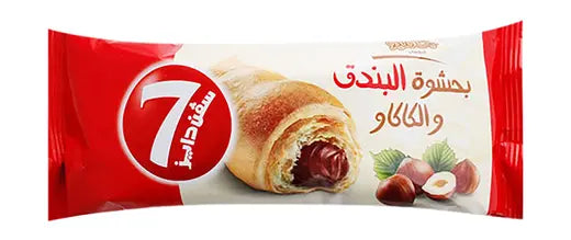 7 Days Jumbo Croissant Filled with Hazelnut & Cocoa Cream, 100g
