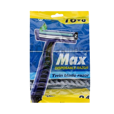 MAX DISPOSABLE RAZOR 24PCS