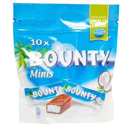 Bounty Minis Chocolates, 10 Pieces, 285g