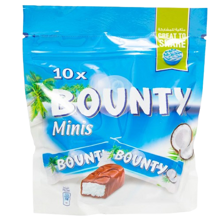 Bounty Minis Chocolates, 10 Pieces, 285g