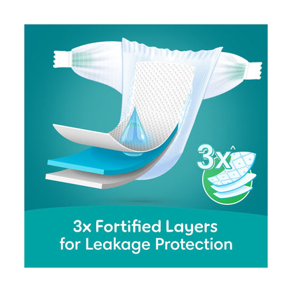 Pampers Rash Protection Taped Diapers, Size 5, 11-16kg, 36 Diapers