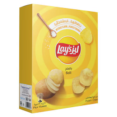 Lay's Salt Potato Chips 21g Pack