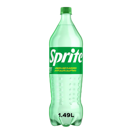 Sprite Lemon Lime Flavoured Soft Drink, 1.49L