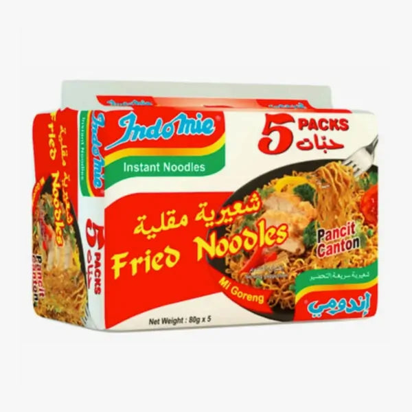 Indomie Hot & Spicy Fried Noodles, 5x80g