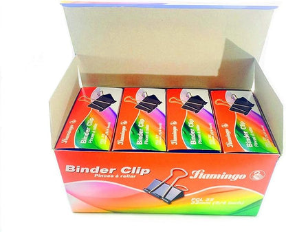 Flamingo Rose Gold Binder Clip 24P-FB41MM, 24 Pieces